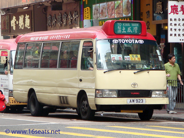 公共小巴路線：土瓜灣—青山道